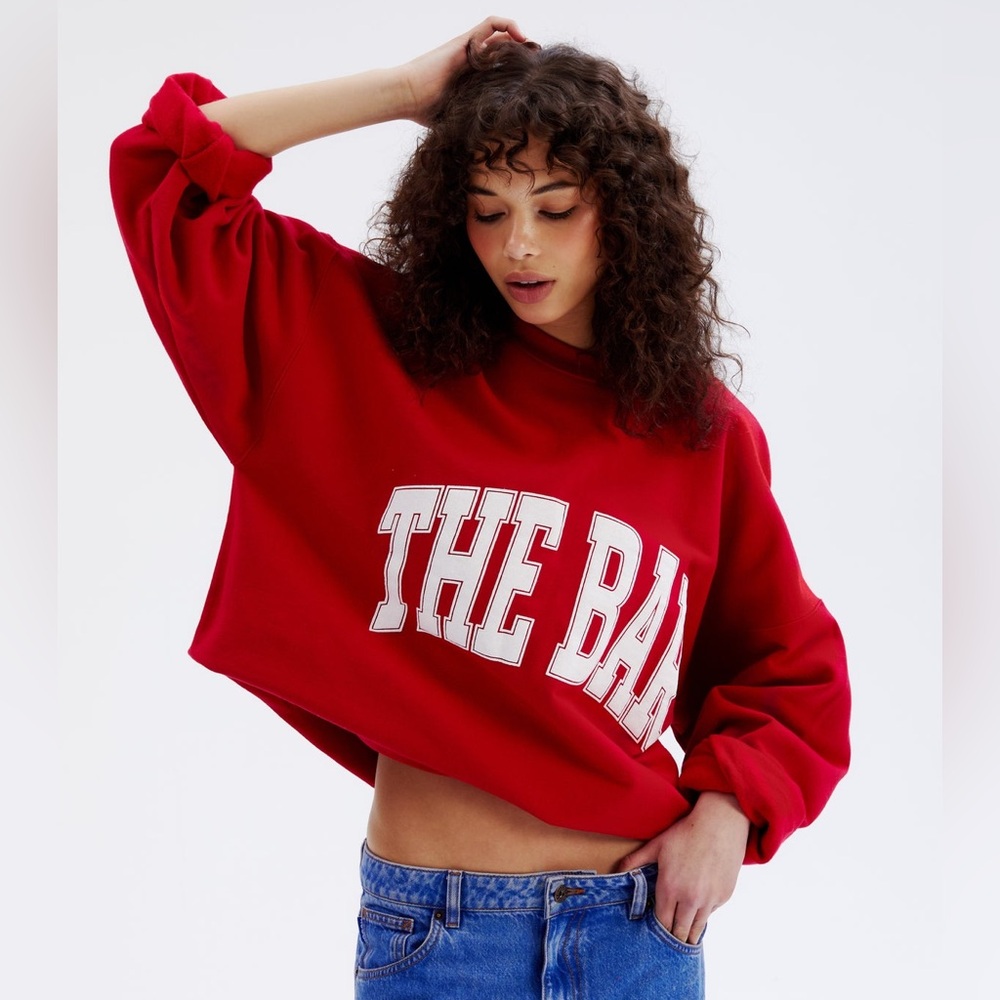 THE BAR VARSITY SWEATSHIRT RUBY | LARGE